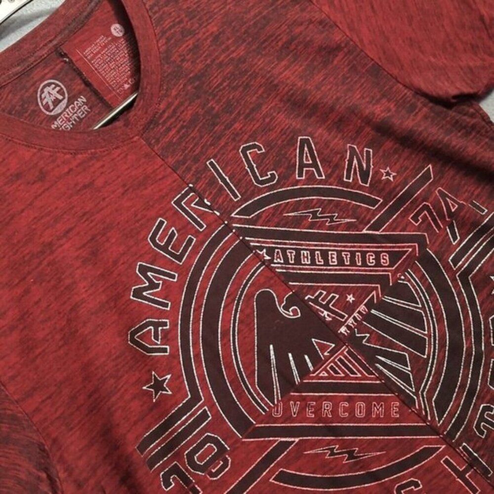 American Fighter T-Shirt Men's XL Red Short Sleeve Tee